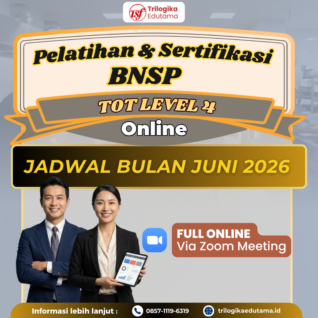 DIKLAT DAN SERTIFIKASI TRAINING OF TRAINER BNSP LEVEL 4 "INSTRUKTUR" JUNI 2026